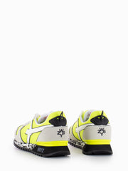 W6YZ - Sneakers Jet-M. Suede Neon Net Minato white / yellow