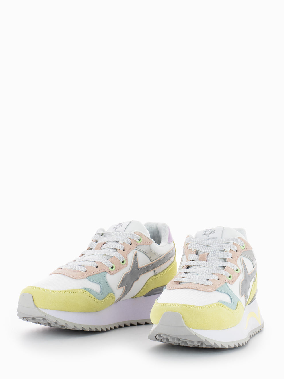 Sneakers Yak-W. straw / pink / white