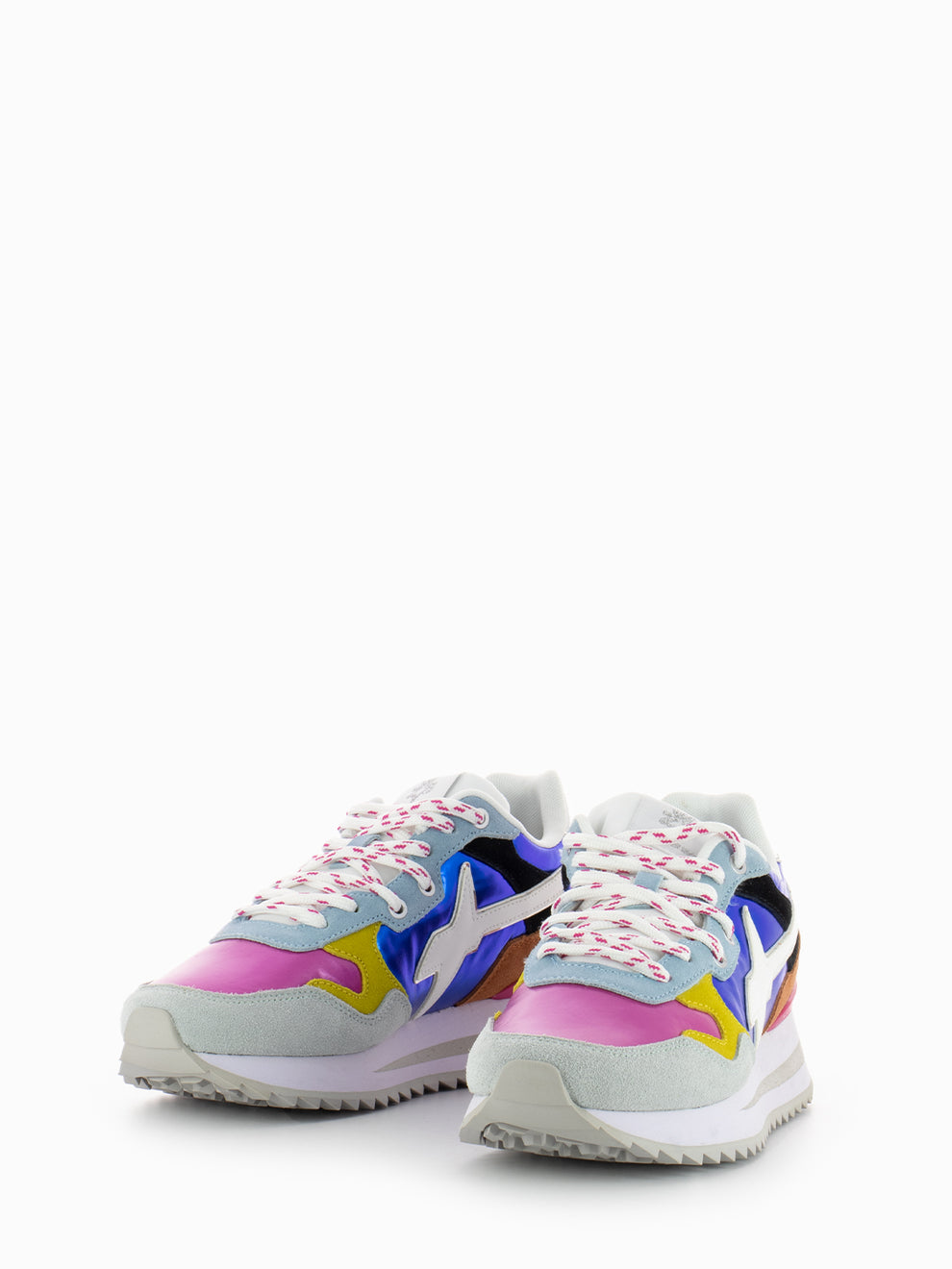 Sneakers Yak-W. Suede Nylon Metallic Stripe S green / multi