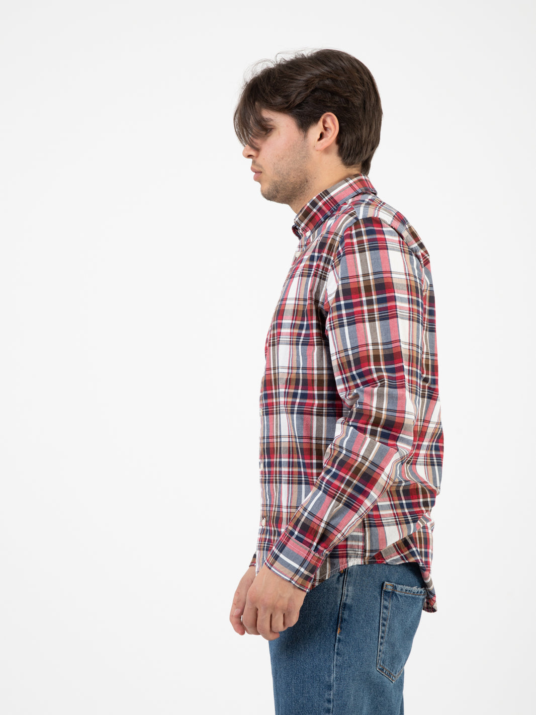 Camicia Madlas a quadri in popeline di cotone