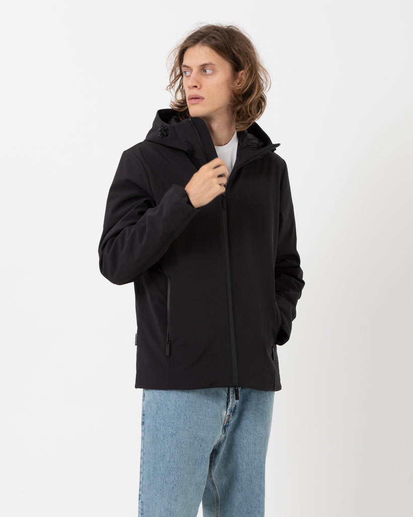 WOOLRICH - Giacca Pacific soft shell black