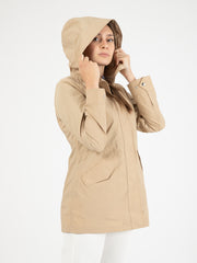 WOOLRICH - Parka Havice in cotone beige