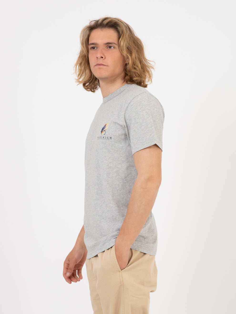 T-shirt Lakeside grey melange