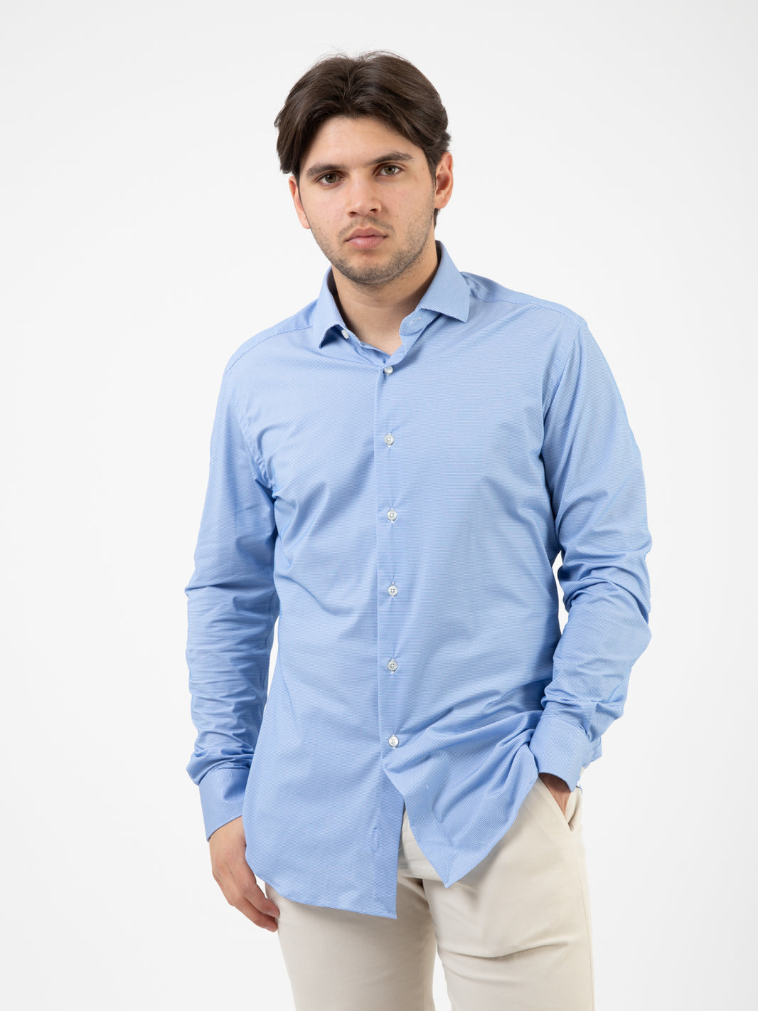 Camicia active tailor fit microfantasia