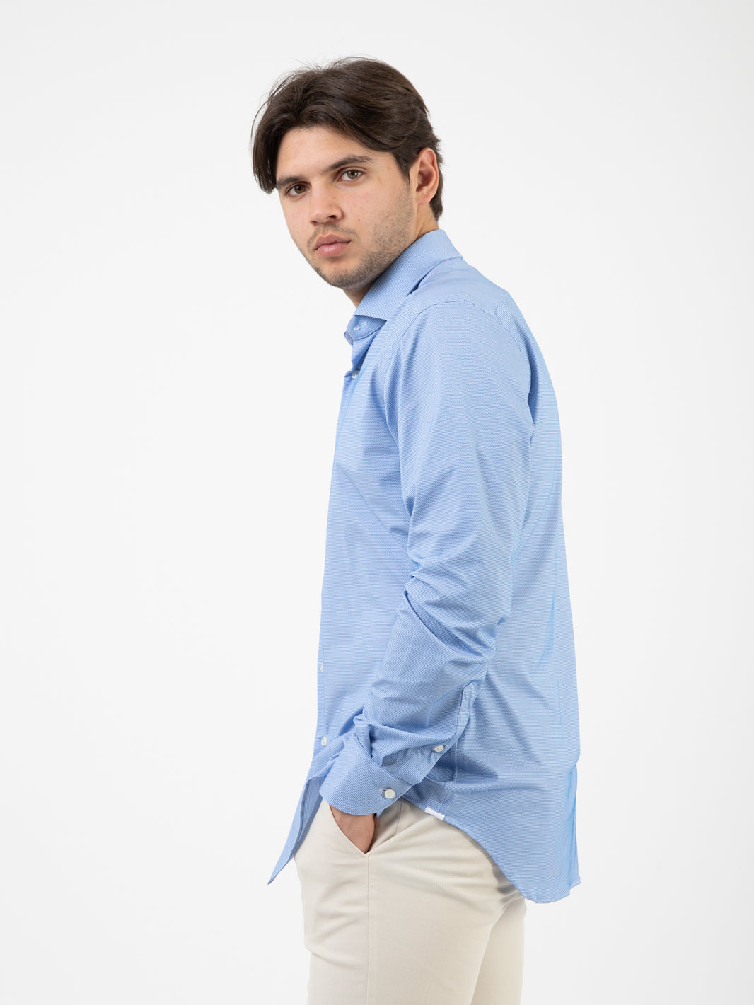 Camicia active tailor fit microfantasia