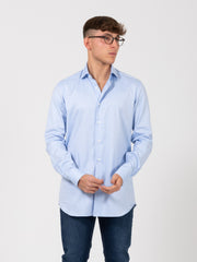 XACUS - Camicia classic azzurra