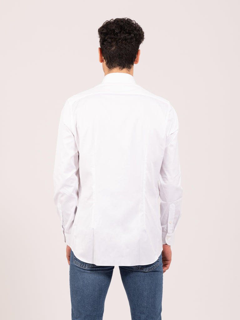 XACUS - Camicia classic oxford bianca