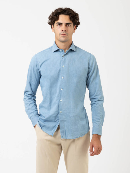 Camicia denim chiaro