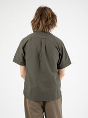 XACUS - Camicia manica corta verde