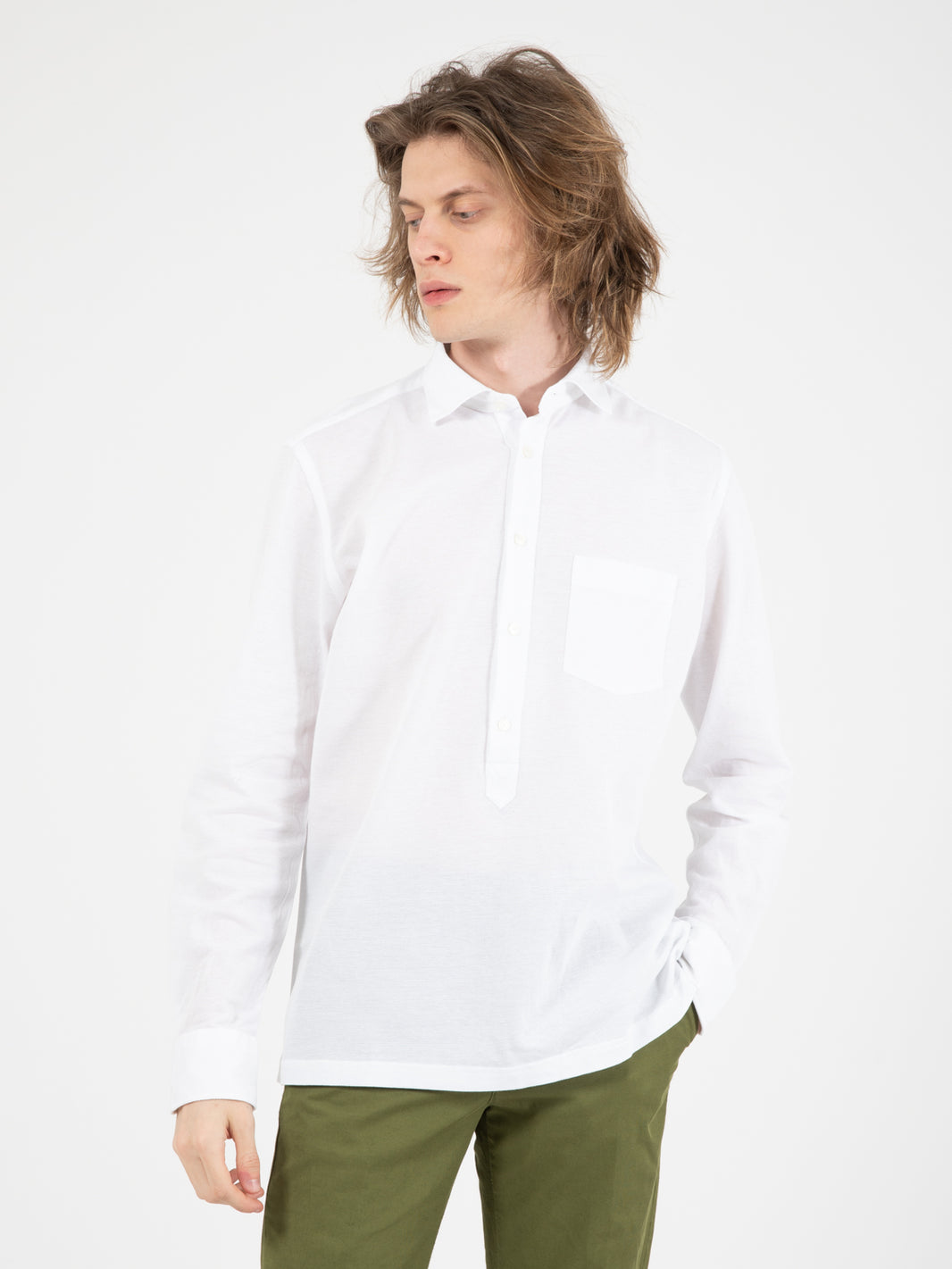 Camicia Polo bianco