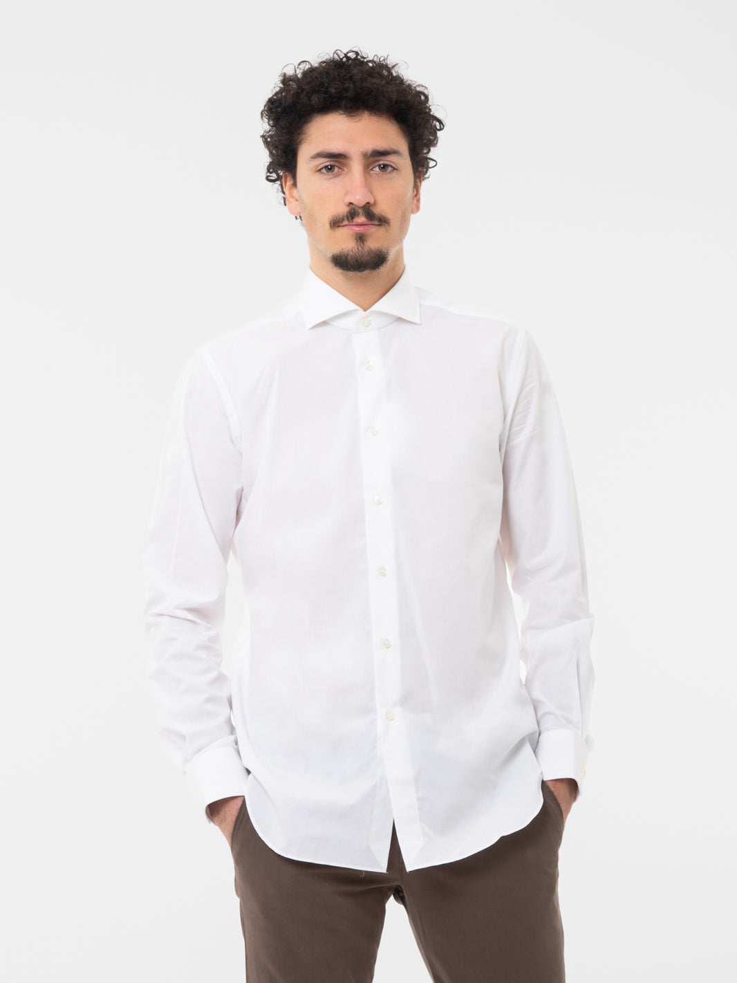 White super cotton tailor fit shirt