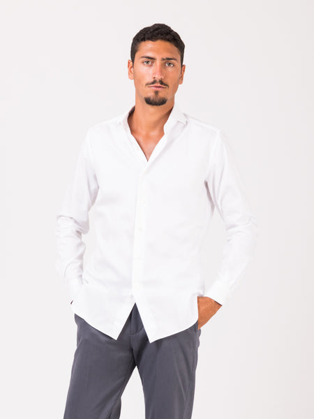 Camicia Travel tailored bianca