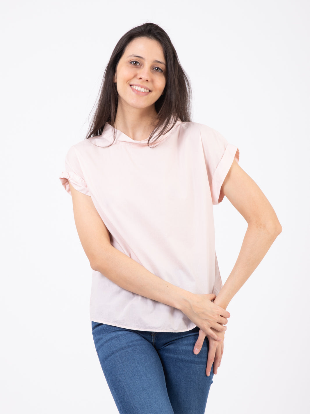 T-shirt Claire popeline rosa