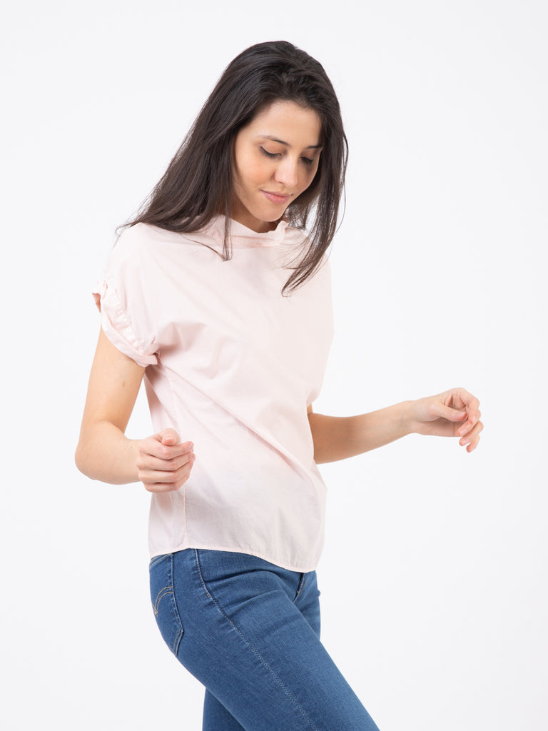 XACUS - T-shirt Claire popeline rosa