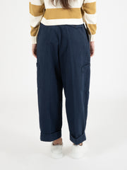 YMC - Pantaloni Grease in cotone hopsack navy