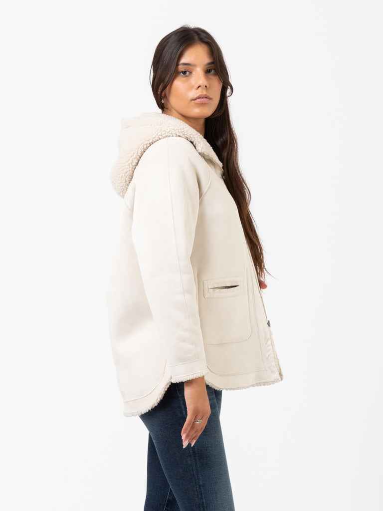 ZOE PARIS - Cappotto double-face latte